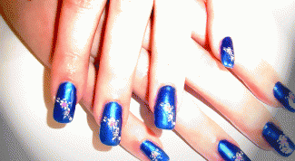 Картинка по теме - как нарисовать цветы на ногтях