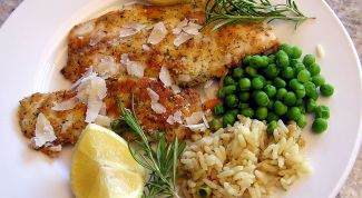 Картинка по теме - как готовить рыбу в панировке из миндаля