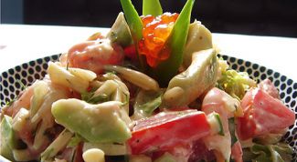 Картинка по теме - как готовить салат «сладкая креветка»