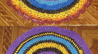 Картинка по теме - как связать коврик