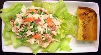 Картинка по теме - как готовить салат из крабовых палочек