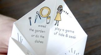 Картинка по теме - как сделать гадалку из бумаги