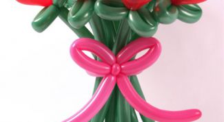 Картинка по теме - как сделать самому цветы из воздушных шаров