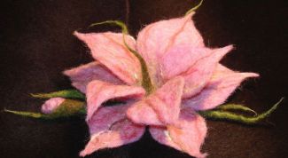 Картинка по теме - как свалять цветок