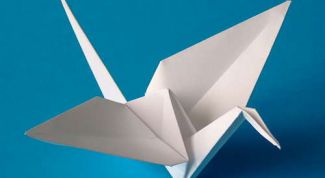 Картинка по теме - как сделать журавля из бумаги