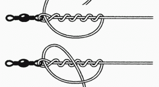 Картинка по теме - как привязывать поводки к основной леске