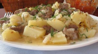 Картинка по теме - как приготовить картофель с мясом