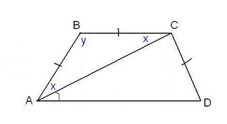 Картинка по теме - как найти угол в трапеции