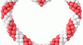 Картинка по теме - как сделать сердце из шаров своими руками