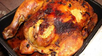 Картинка по теме - как приготовить курицу целиком в духовке