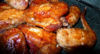 Картинка по теме - как приготовить крылышки в духовке