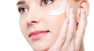 Картинка по теме - как нанести крем на глаза