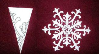 Картинка по теме - как выстригать снежинки