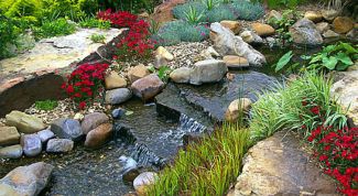 Картинка по теме - как сделать ручей