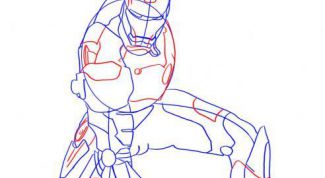 Картинка по теме - как рисовать железного человека