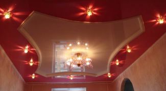Картинка по теме - как сделать подвесной потолок с подсветкой
