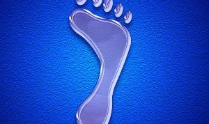 Картинка по теме - как нарисовать след