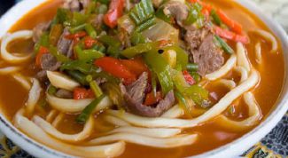 Картинка по теме - как приготовить лагман по-узбекски