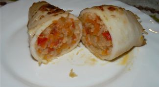 Картинка по теме - как приготовить фаршированного кальмара