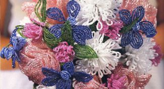 Картинка по теме - как плести из бисера цветы