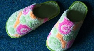 Картинка по теме - как сшить домашние тапочки