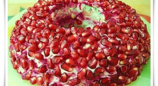 Картинка по теме - как делать салат гранатовый браслет 