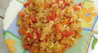Картинка по теме - как готовить рис с овощами