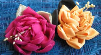 Картинка по теме - как сшить цветок из ткани