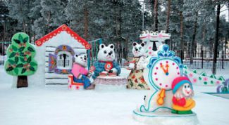 Картинка по теме - как построить снежный городок