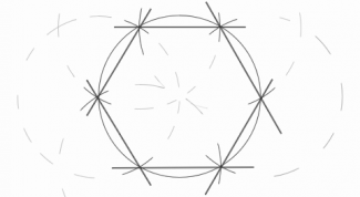 Картинка по теме - как построить правильный шестиугольник