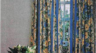 Картинка по теме - как выкроить штору