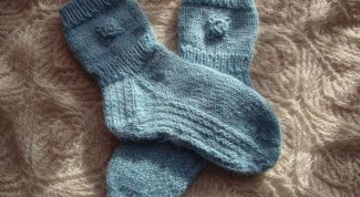 Картинка по теме - как вывязывать пятку носка