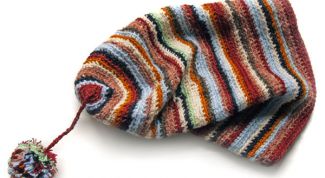 Картинка по теме - как вязать шапку-носок