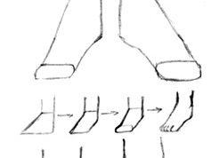 Картинка по теме - как рисовать ноги