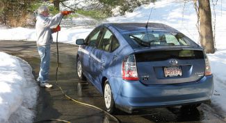 Картинка по теме - как мыть машину зимой