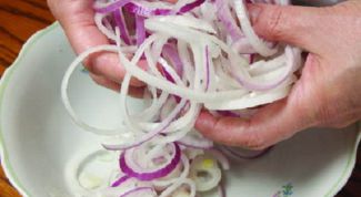Картинка по теме - как мариновать лук для салата
