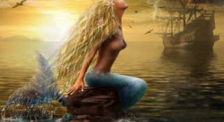 Картинка по теме - как нарисовать русалку