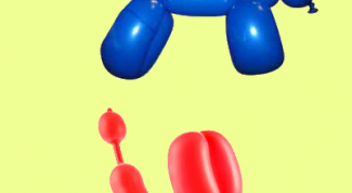 Картинка по теме - как сделать из шариков собачку