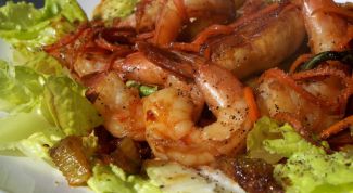 Картинка по теме - как жарить креветки в панцире