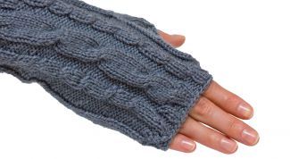 Картинка по теме - как связать митенки