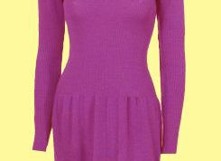 Картинка по теме - как связать спицами платье