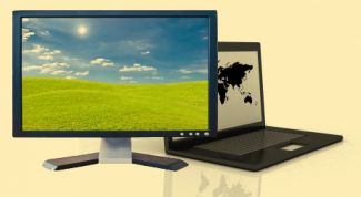 Картинка по теме - как подключить монитор к ноутбуку