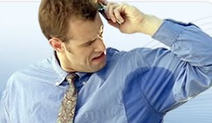 Картинка по теме - как отстирать пятна пота