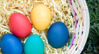 Картинка по теме - как украсить корзину на пасху