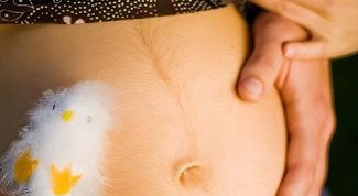 Картинка по теме - как узнать, что живот опустился