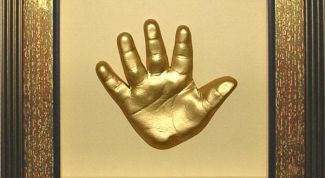 Картинка по теме - как сделать слепок детской ручки дома