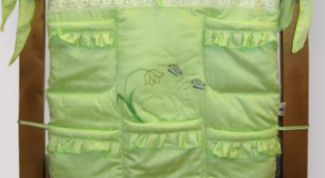 Картинка по теме - как сшить карман на кроватку