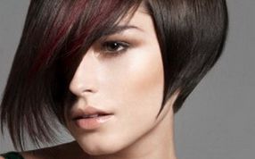 Картинка по теме - как уложить челку на бок