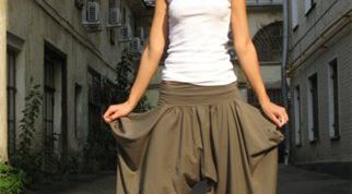 Картинка по теме - как сшить шаровары