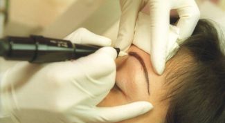 Картинка по теме - как вывести татуаж на бровях